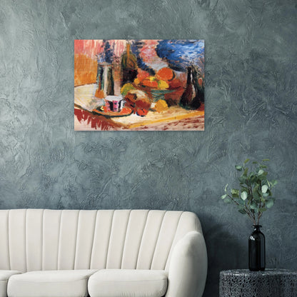 STILL LIFE WITH FRUIT 1896 - Henri Matisse Brushed Aluminum Print - 70x100 cm / 28x40 inches | Henri Matisse Aluminum Print | Henri Matisse Prints