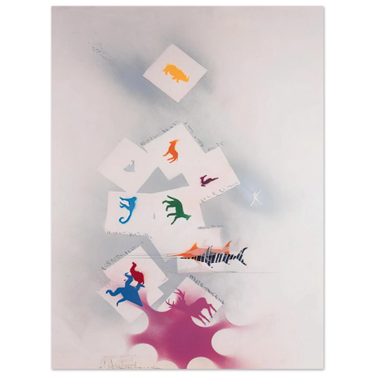Alighiero Boetti - UNTITLED 2  75x100 cm / 30x40inches Fine Art Poster