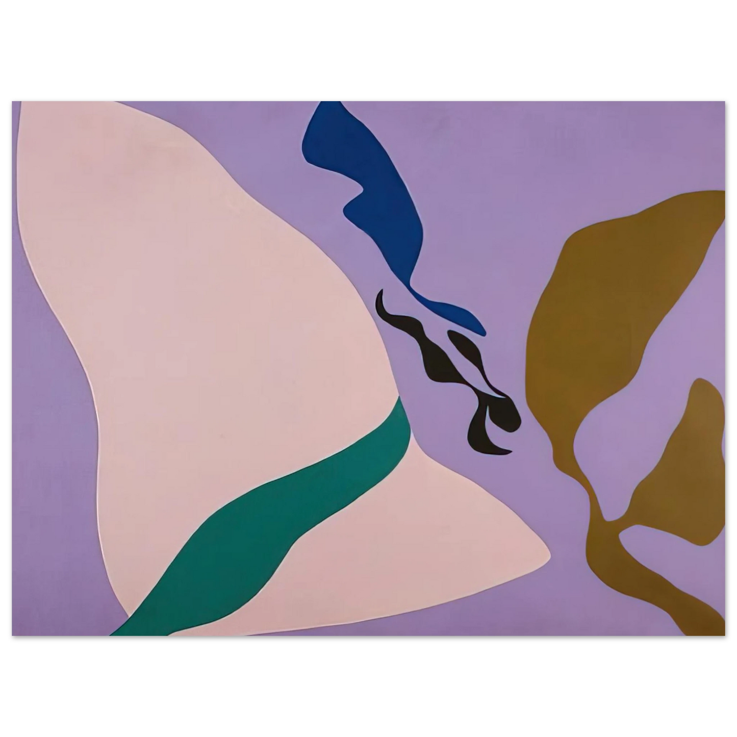Ray Parker - Untitled - 1968  75x100 cm / 30x40inches Fine Art Poster