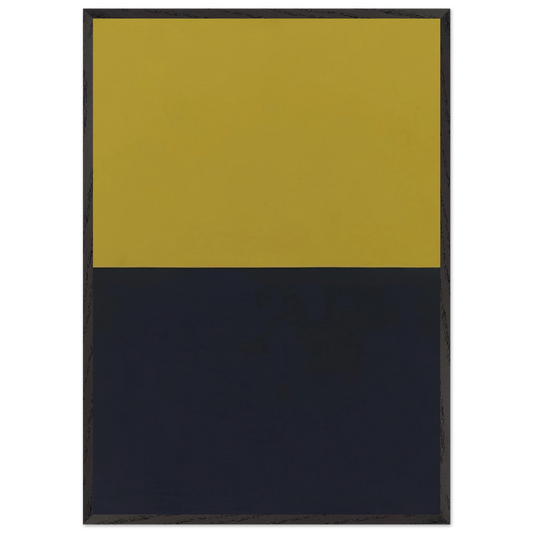 Air  Water - 1982 - Brice Marden 70x100 cm / 28x40 inches Framed Art Print – Black Wooden Frame