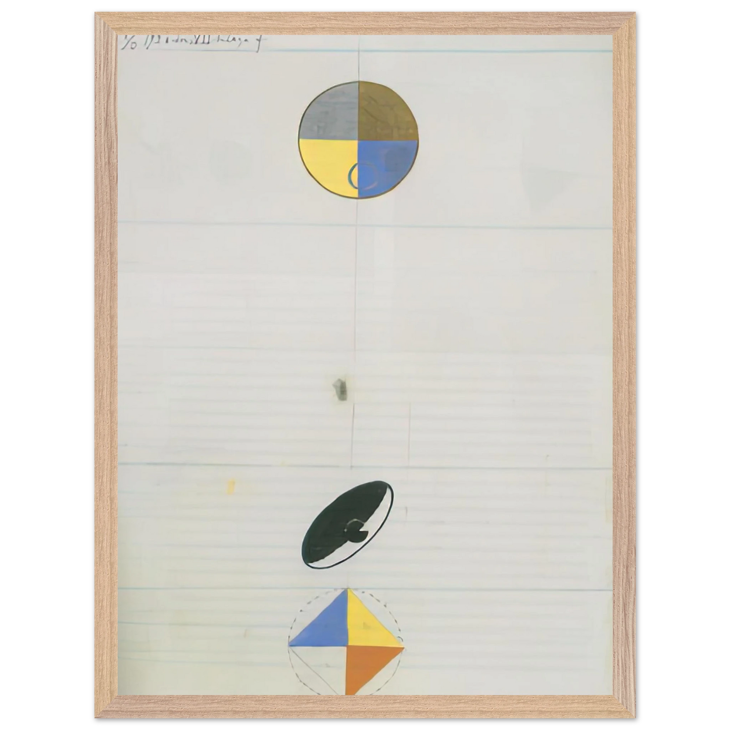 Hilma af Klint - SERIES NO VII NO 3F 1920 Wall art - 30x40 cm / 12x16 inches - Fine Art Poster - -