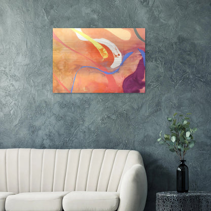 For Becky - 1969 - Ronnie Landfield Brushed Aluminum Print - 70x100 cm / 28x40 inches | Ronnie Landfield Aluminum Print | Ronnie Landfield Prints