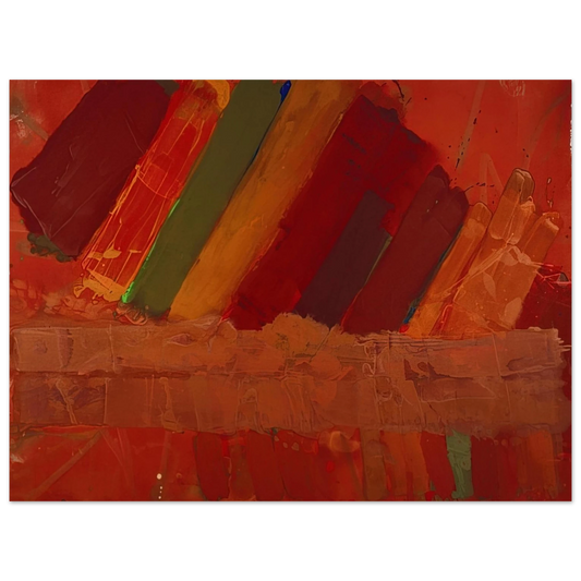 Albert Irvin - Seneca - 1979  75x100 cm / 30x40inches Fine Art Poster