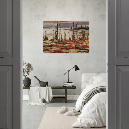 Wilderness, Deese Bay - Art Nouveau Modern - A.Y. Jackson Acrylic Print - 70x100 cm / 28x40″ inches