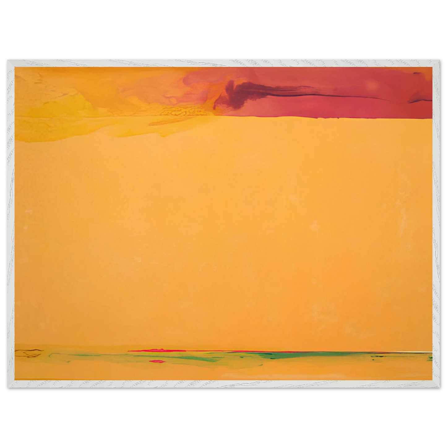 Helen Frankenthaler - Southern Exposure - 2005 Wall art - 40x50 cm / 16x20 inches - Premium Wooden Framed Poster With Fine Art Paper-canvas - White frame