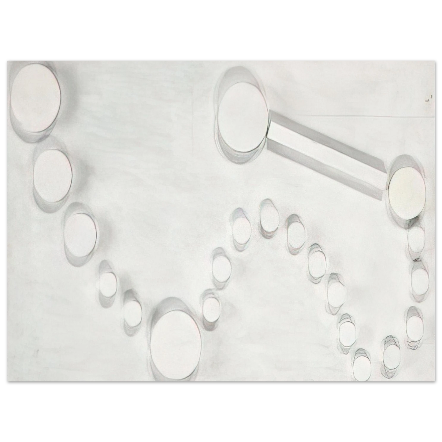Lolo Soldevilla - Untitled - Concretism 1  75x100 cm / 30x40inches Fine Art Poster