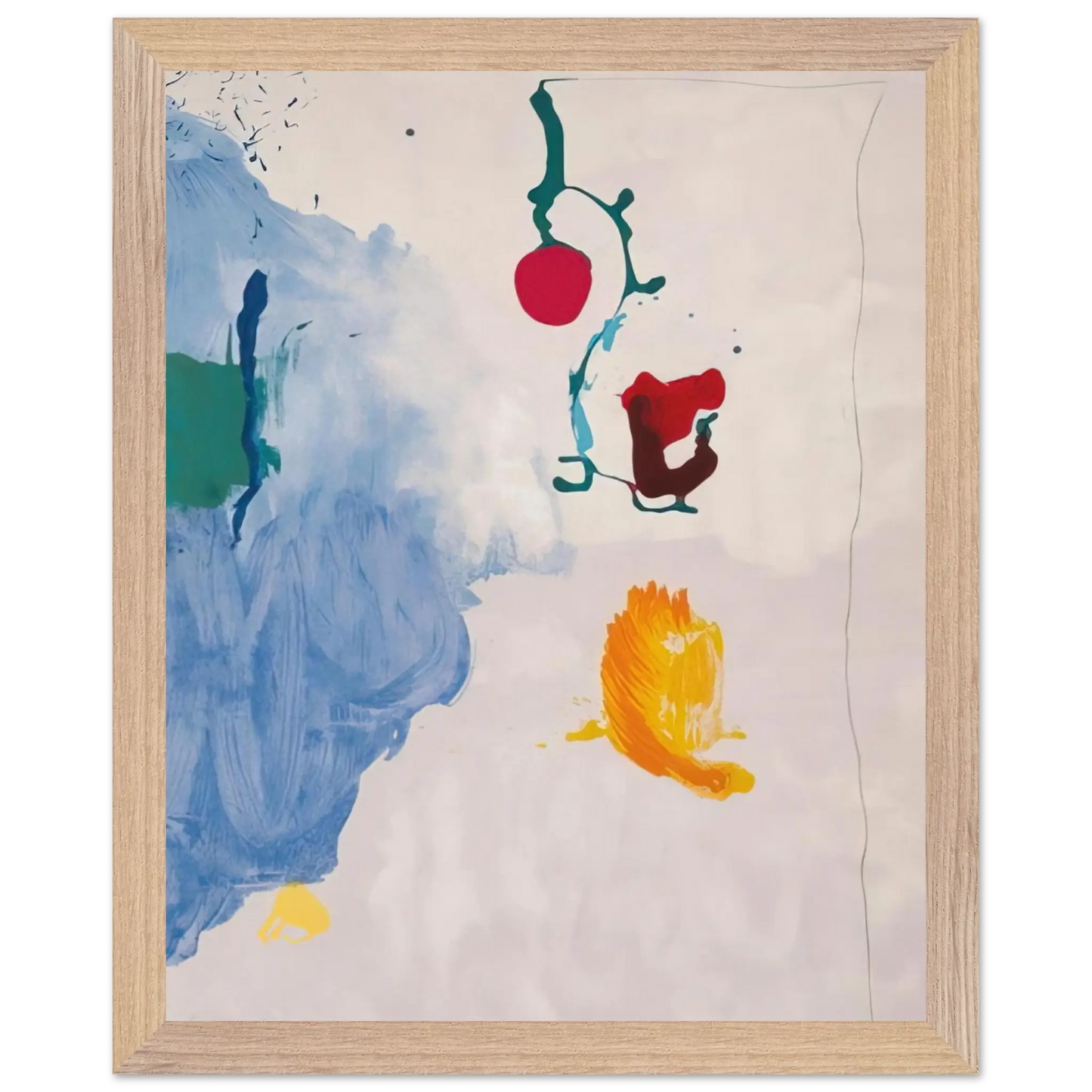 Helen Frankenthaler - Eve - 1995 Wall art - 21x29.7 cm / 8x12" - Fine Art Poster - -
