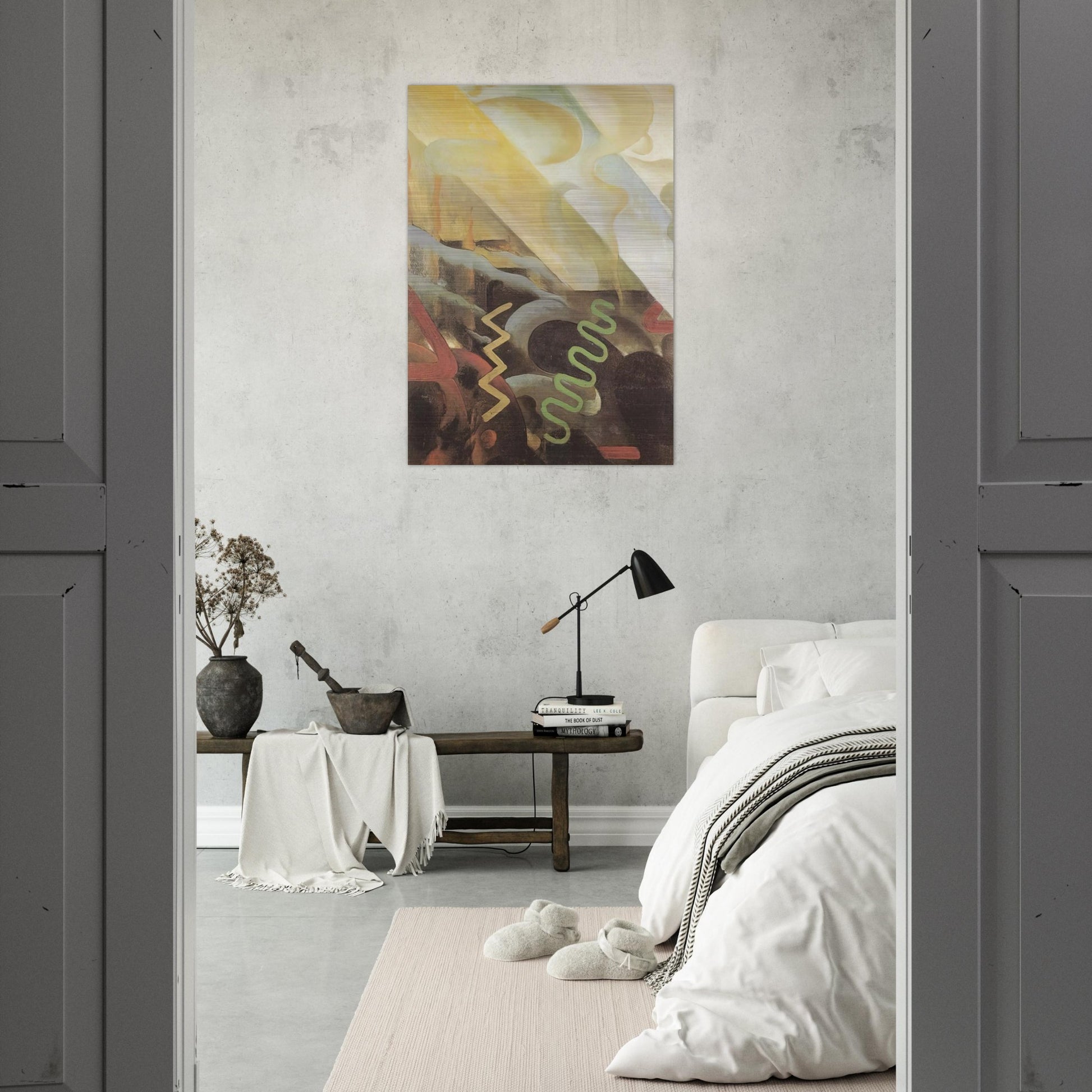 Astrazione - 1921 - Julius Evola Brushed Aluminum Print - 70x100 cm / 28x40 inches | Julius Evola Aluminum Print | Julius Evola Prints
