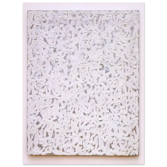 Robert Ryman - Points - 1963  75x100 cm / 30x40inches Fine Art Poster