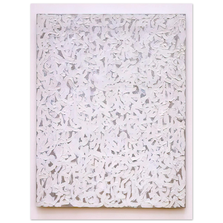 Robert Ryman - Points - 1963  75x100 cm / 30x40inches Fine Art Poster