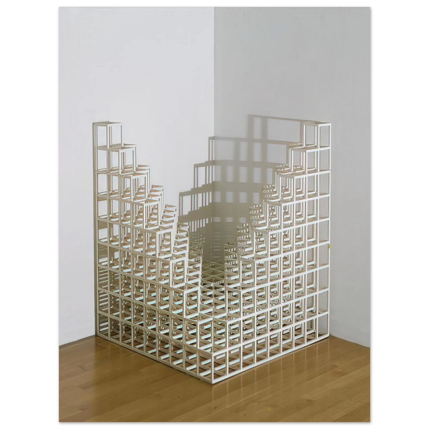 Sol LeWitt - Title Corner piece #4  75x100 cm / 30x40inches Fine Art Poster