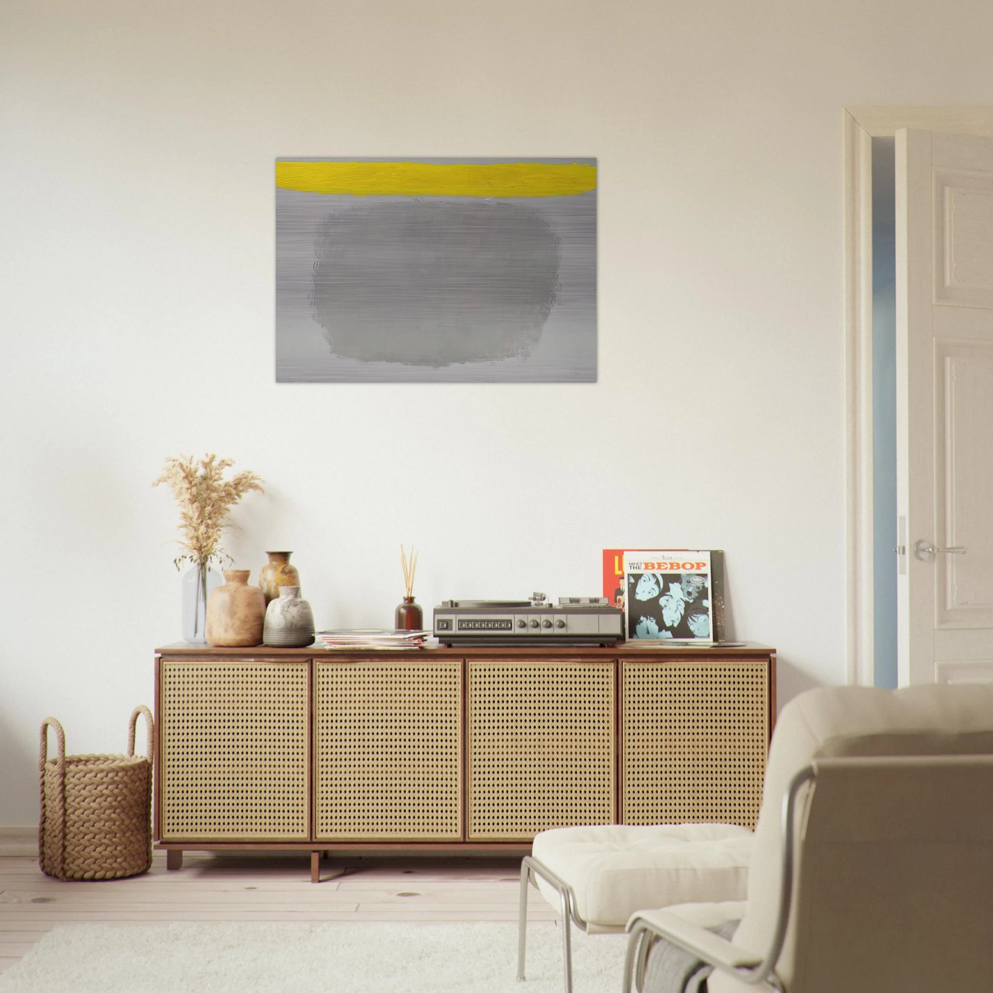 Untitled - 1964 - Ray Parker Brushed Aluminum Print - 70x100 cm / 28x40 inches | Ray Parker Aluminum Print | Ray Parker Prints