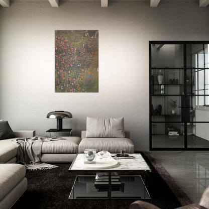 ITALIAN HORTICULTURAL LANDSCAPE - Gustav Klimt Brushed Aluminum Print - 70x100 cm / 28x40 inches | Gustav Klimt Aluminum Print | Gustav Klimt Prints