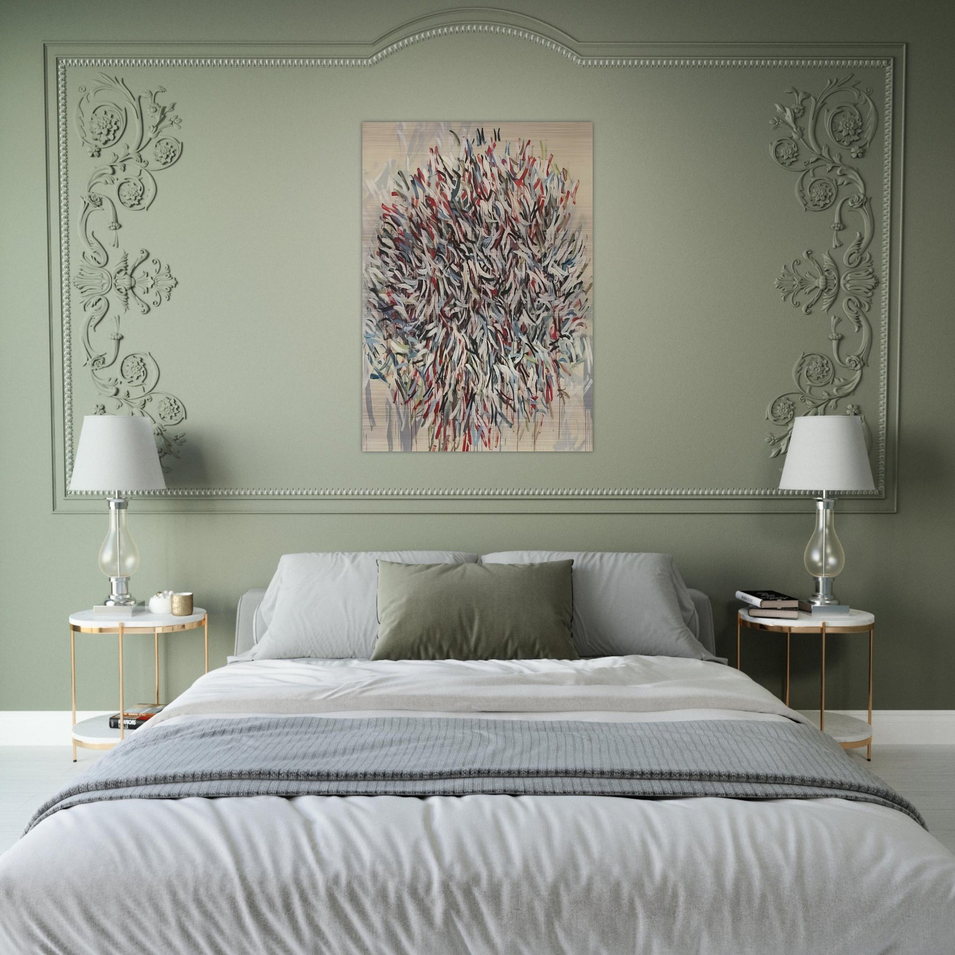 Abstract 2 - 1982 - Robert Goodnough Brushed Aluminum Print - 70x100 cm / 28x40 inches | Robert Goodnough Aluminum Print | Robert Goodnough Prints
