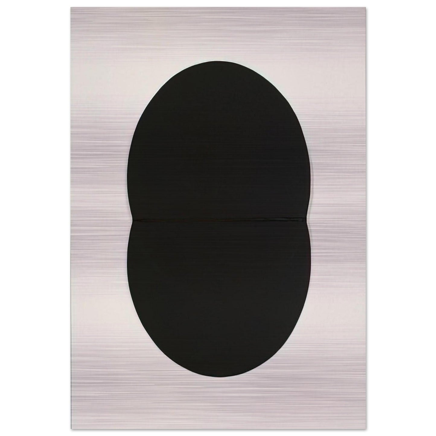 Study for White Plaque. Bridge Arch and Reflection - Ellsworth Kelly Brushed Aluminum Print - 70x100 cm / 28x40 inches | Ellsworth Kelly Aluminum Print | Ellsworth Kelly Prints