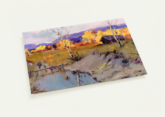 Autumn Morning - Romanticism By Sydney Laurence Pack of 10 Post Cards | Sydney Laurence Post Cards | A6 (10.5 x 14.8 cm) - 4.1 x 5.8 inches