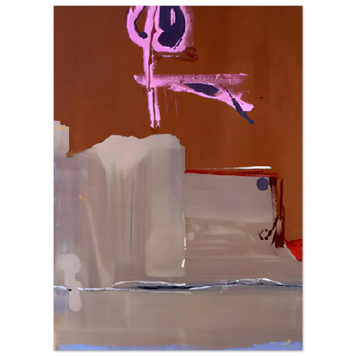 Helen Frankenthaler - Captain s Watch - 1986 Wall art - 30x40 cm / 12x16 Inches - Fine Art Poster - -