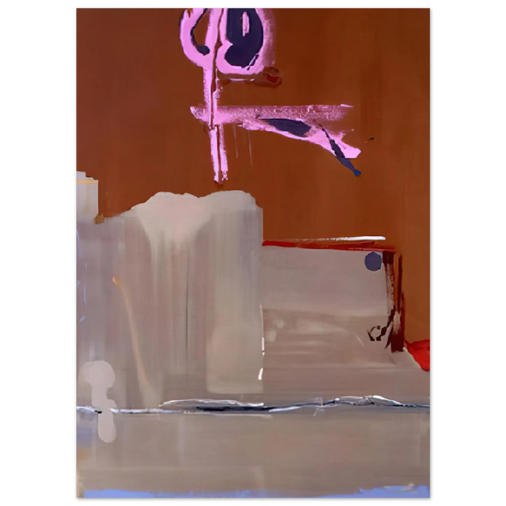 Helen Frankenthaler - Captain s Watch - 1986 Wall art - 30x40 cm / 12x16 Inches - Fine Art Poster - -