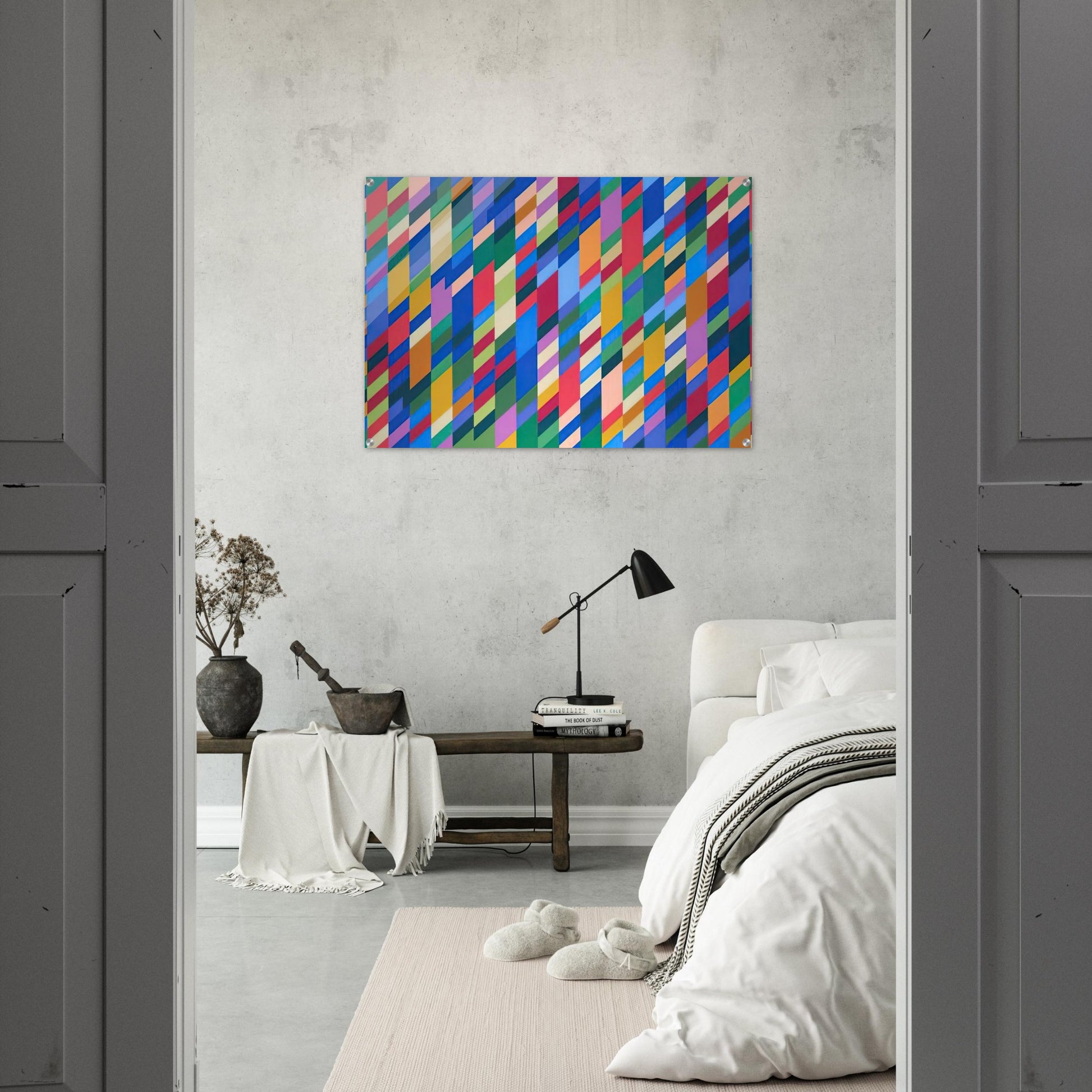 NATARAJA 1993 - Bridget Riley Acrylic Print - 70x100 cm / 28x40″ inches