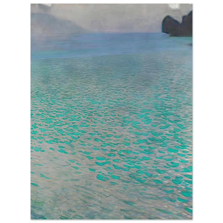 Gustav Klimt - ATTERSEE 1900  75x100 cm / 30x40inches Fine Art Poster