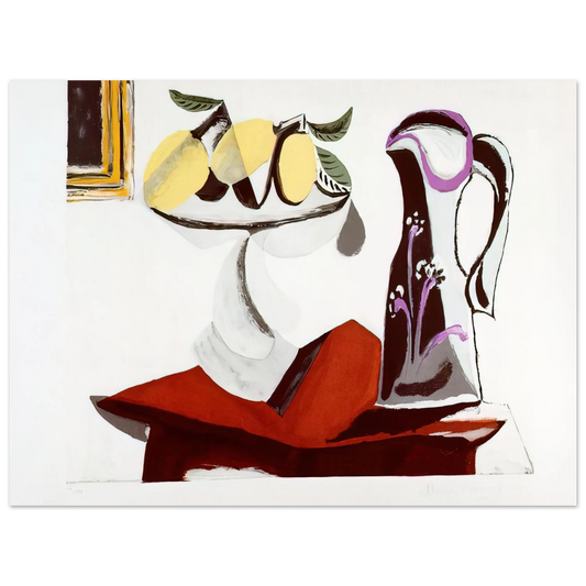 Pablo Picasso - Still life with lemon and jug  75x100 cm / 30x40inches Fine Art Poster