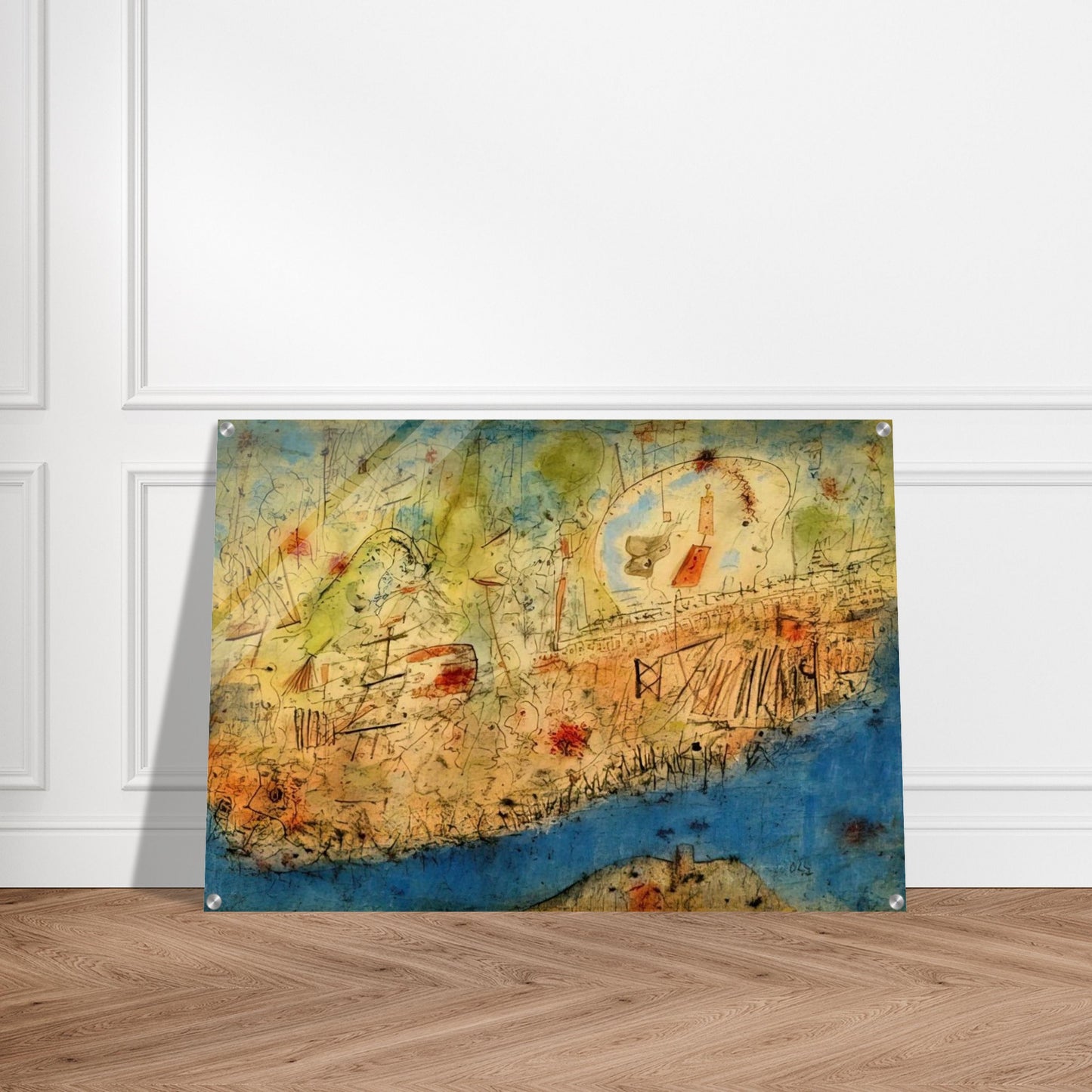 Camp des Milles - 1940 - Wols Acrylic Print - 70x100 cm / 28x40″ inches