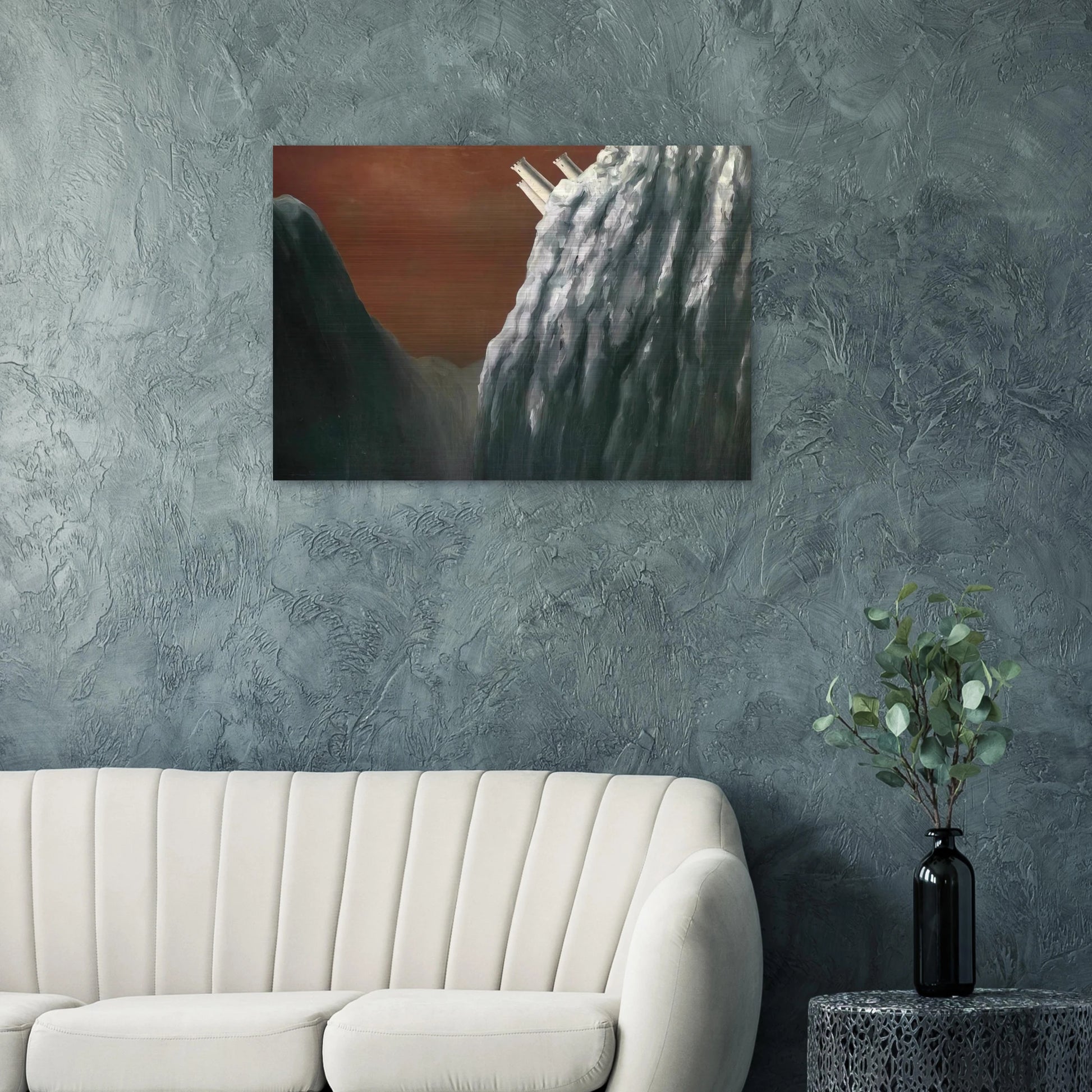 NOT_DETECTED_211402 - Rene Magritte Brushed Aluminum Print - 70x100 cm / 28x40 inches | Rene Magritte Aluminum Print | Rene Magritte Prints