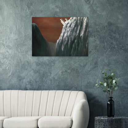 NOT_DETECTED_211402 - Rene Magritte Brushed Aluminum Print - 70x100 cm / 28x40 inches | Rene Magritte Aluminum Print | Rene Magritte Prints