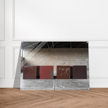 Untitled Repair Tests - 1966 - Donald Judd Acrylic Print - 70x100 cm / 28x40″ inches