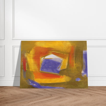 UNTITLED 1990 - Esteban Vicente Brushed Aluminum Print - 70x100 cm / 28x40 inches | Esteban Vicente Aluminum Print | Esteban Vicente Prints