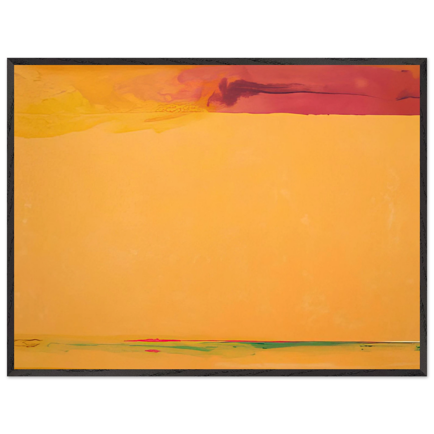 Helen Frankenthaler - Southern Exposure - 2005 Wall art - 30x45 cm / 12x18 inches - Premium Wooden Framed Poster With Fine Art Paper-canvas - Wood frame