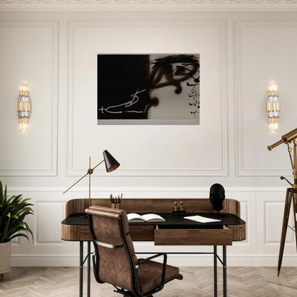DIVIS 1983 - Antoni Tapies Brushed Aluminum Print - 70x100 cm / 28x40 inches | Antoni Tapies Aluminum Print | Antoni Tapies Prints