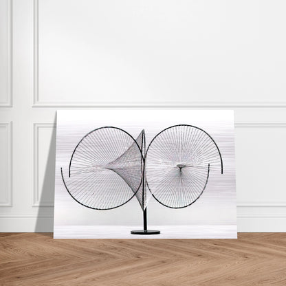 Hyperbolic surfaces - 1959 - Tomas Maldonado Brushed Aluminum Print - 70x100 cm / 28x40 inches | Tomas Maldonado Aluminum Print | Tomas Maldonado Prints