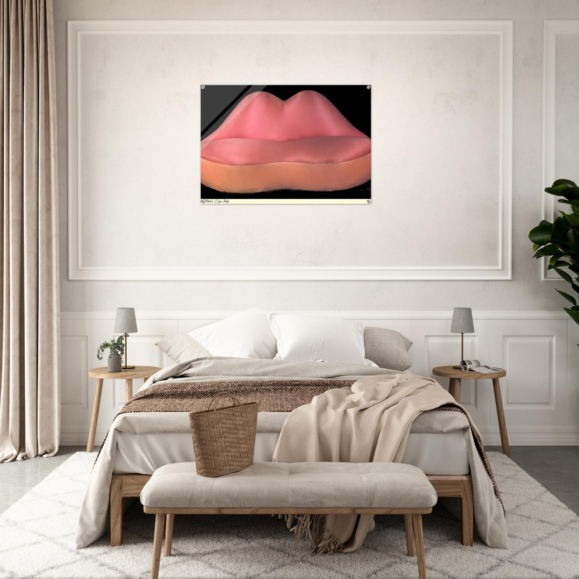 MAE WEST LIPS SOFA 1937 - Salvador Dali Acrylic Print - 70x100 cm / 28x40″ inches
