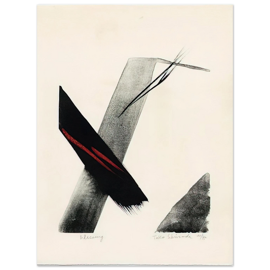Toko Shinoda - Blessing - 1983  75x100 cm / 30x40inches Fine Art Poster