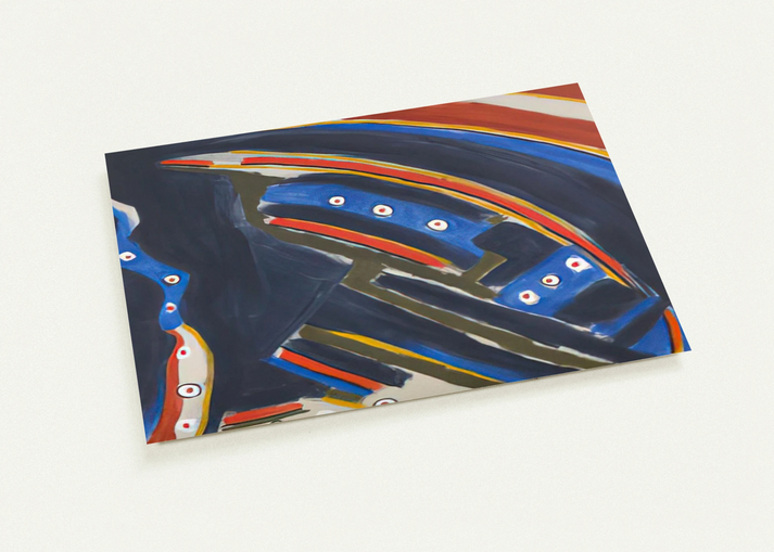 Gold Stopple Moonshot - 1972 By Betty Parsons Pack of 10 Post Cards | Betty Parsons Post Cards | A6 (10.5 x 14.8 cm) - 4.1 x 5.8 inches