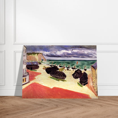 FISHING BOATS IN WINTER ETRETAT 1921 - Henri Matisse Brushed Aluminum Print - 70x100 cm / 28x40 inches | Henri Matisse Aluminum Print | Henri Matisse Prints