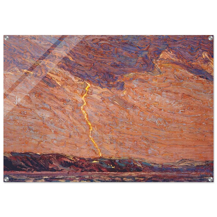 LIGHTNING CANOE LAKE 1915 - Tom Thomson Acrylic Print - 70x100 cm / 28x40″ inches
