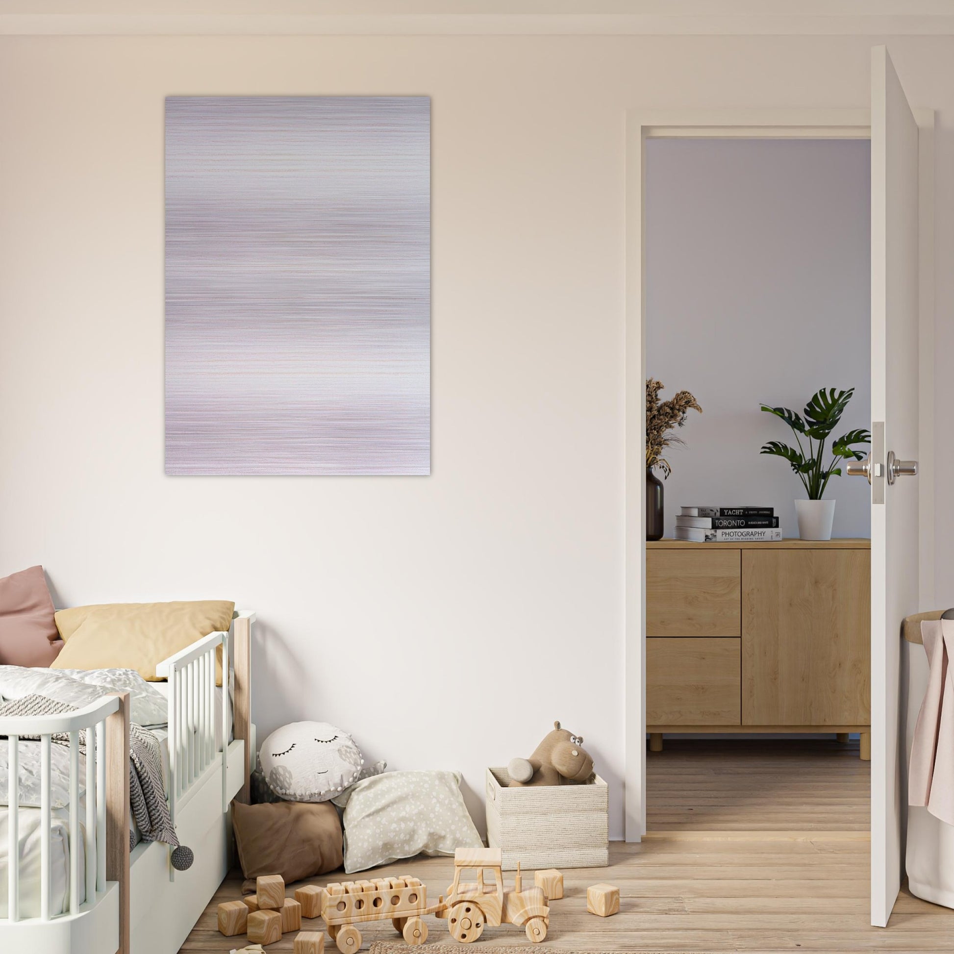 Untitled No. 1 - Agnes Martin Brushed Aluminum Print - 70x100 cm / 28x40 inches | Agnes Martin Aluminum Print | Agnes Martin Prints