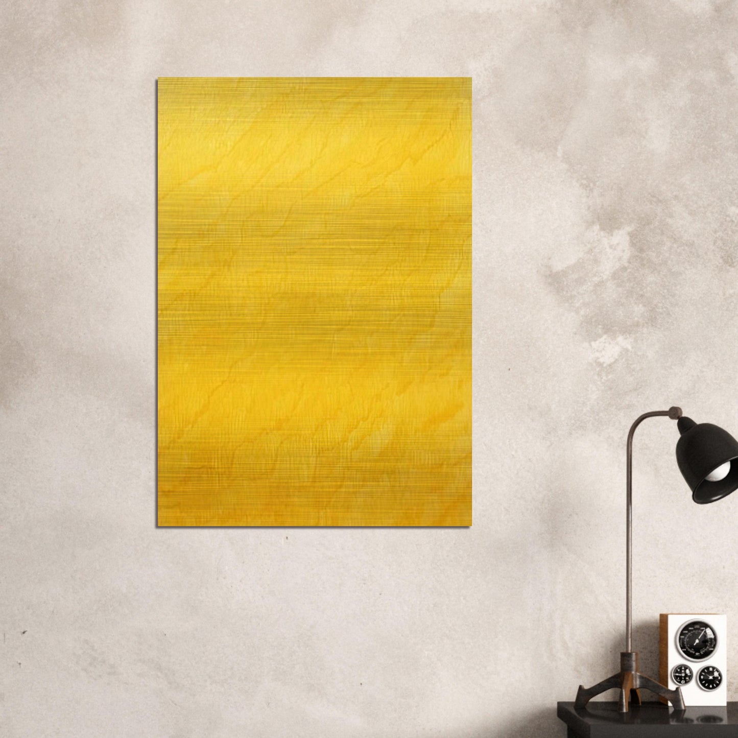 Indian Yellow - Marcia Hafif Brushed Aluminum Print - 70x100 cm / 28x40 inches | Marcia Hafif Aluminum Print | Marcia Hafif Prints