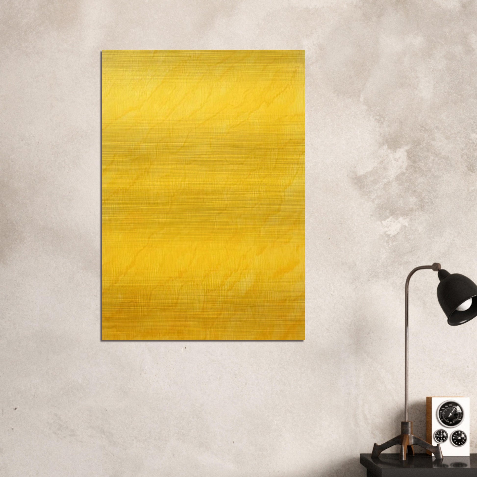 Indian Yellow - Marcia Hafif Brushed Aluminum Print - 70x100 cm / 28x40 inches | Marcia Hafif Aluminum Print | Marcia Hafif Prints
