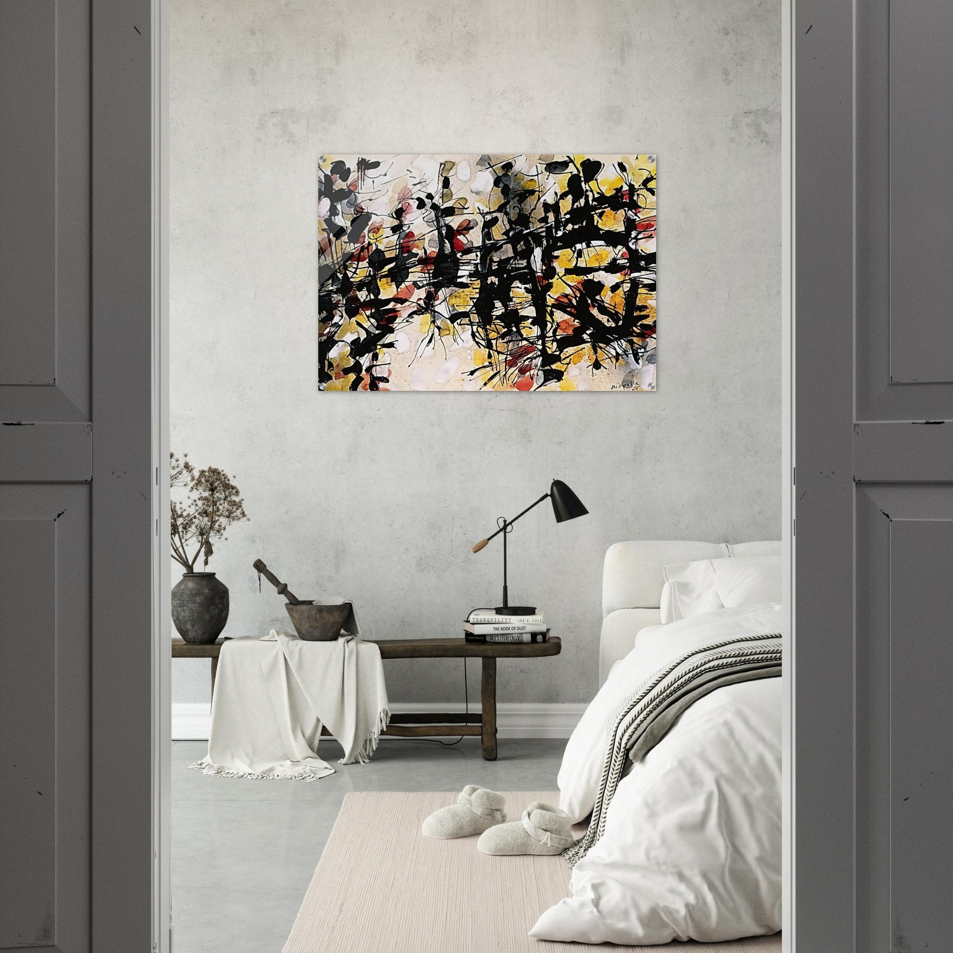 Untitled - Jean-Paul Riopelle Acrylic Print - 70x100 cm / 28x40″ inches