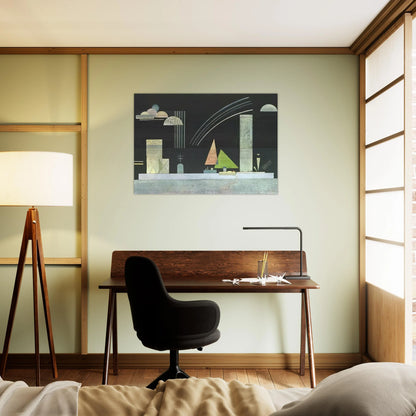 AT REST - Wassily Kandinsky Brushed Aluminum Print - 70x100 cm / 28x40 inches | Wassily Kandinsky Aluminum Print | Wassily Kandinsky Prints