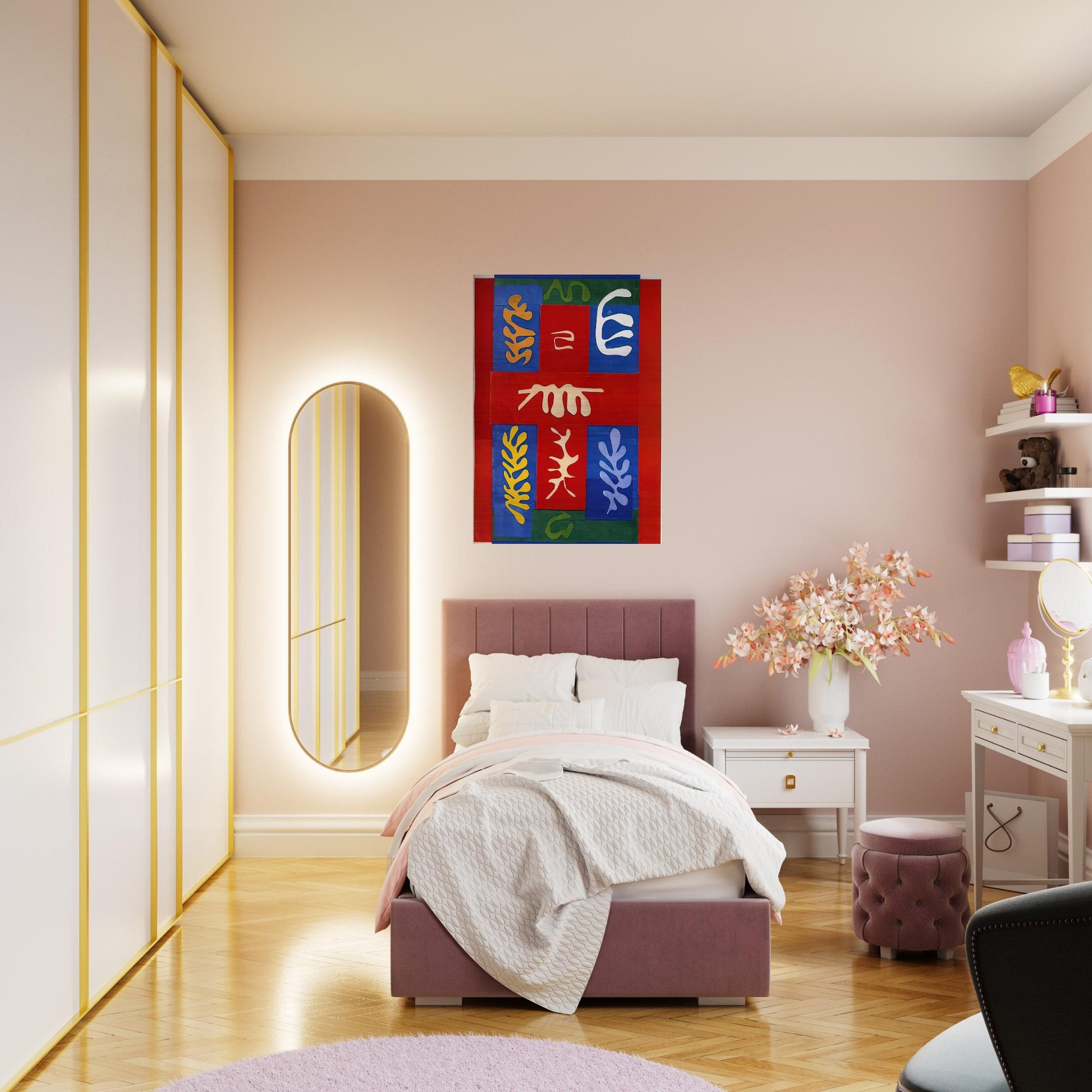 CUT OUTS 4 - Henri Matisse Brushed Aluminum Print - 70x100 cm / 28x40 inches | Henri Matisse Aluminum Print | Henri Matisse Prints