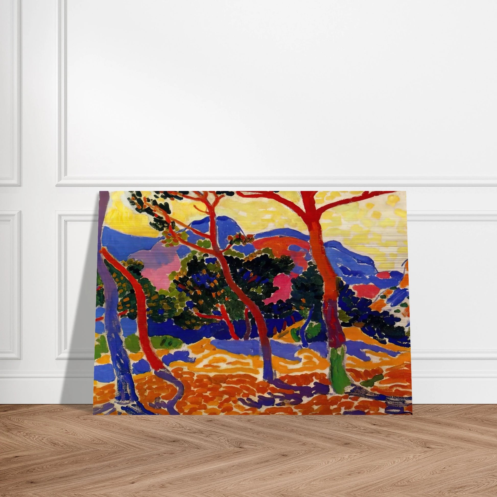 THE TREES - Andre Derain Brushed Aluminum Print - 70x100 cm / 28x40 inches | Andre Derain Aluminum Print | Andre Derain Prints