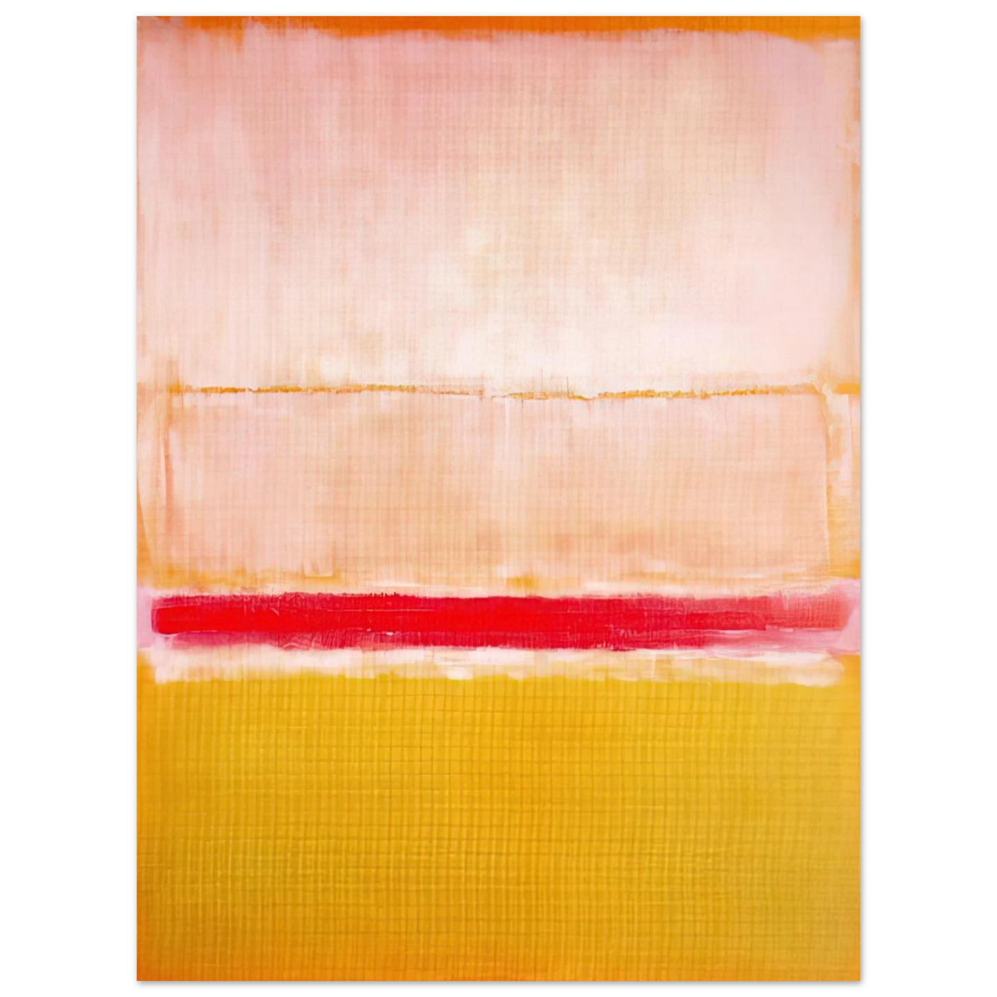 Mark Rothko - No.2 - 1950 Wall Art - 30x40 cm / 12x16 inches - Premium Wooden Framed Poster With Fine Art Paper-canvas - White frame