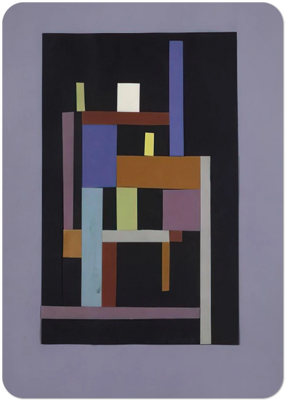 Collage - 1938 By Ad Reinhardt Pack of 10 Post Cards | Ad Reinhardt Post Cards | A6 (10.5 x 14.8 cm) - 4.1 x 5.8 inches
