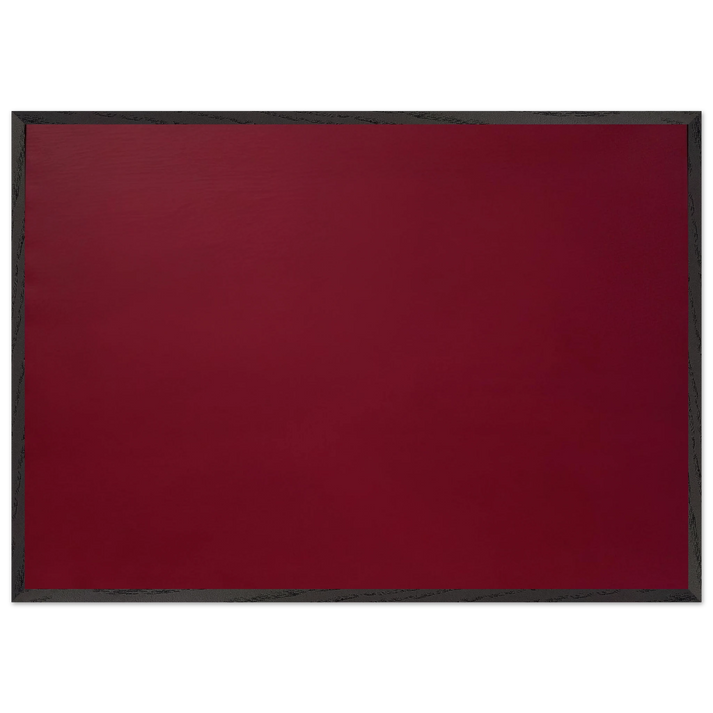 Microchromie 71 ZL Fushia - Fernand Leduc 70x100 cm / 28x40 inches Framed Art Print – Black Wooden Frame