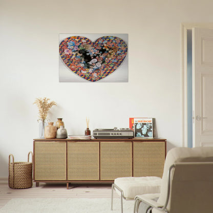 Heartland - 1985 - Miriam Schapiro Brushed Aluminum Print - 70x100 cm / 28x40 inches | Miriam Schapiro Aluminum Print | Miriam Schapiro Prints