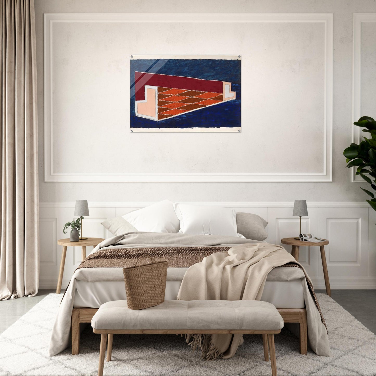 ABSTRACT 1940 - Josef Albers Acrylic Print - 70x100 cm / 28x40″ inches
